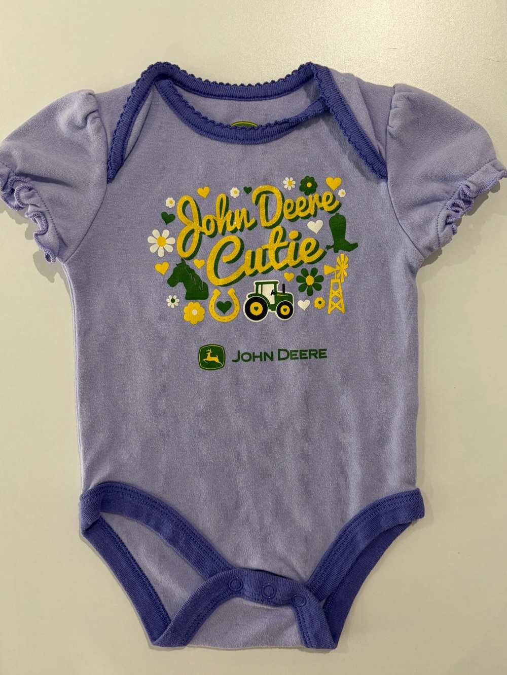 John Deere Cutie Onesie (6M)